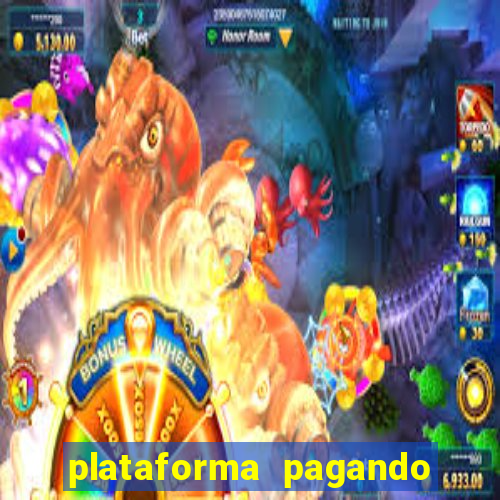 plataforma pagando no cadastro